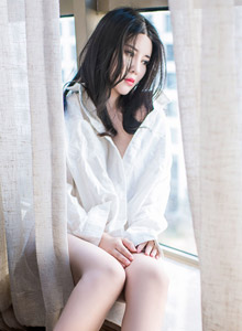 [Toutiao头条女神] 美女模特Sukki可儿 - 白衬衣+修长美腿热情写真