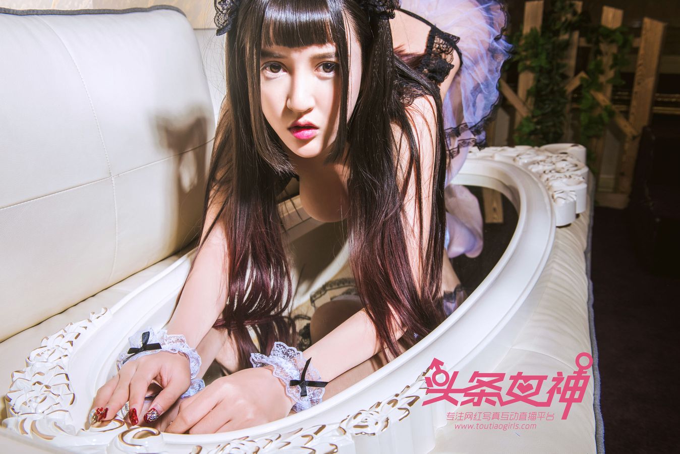 美女模特大晗 - 花裙妹妹+我是小奶牛主题写真
