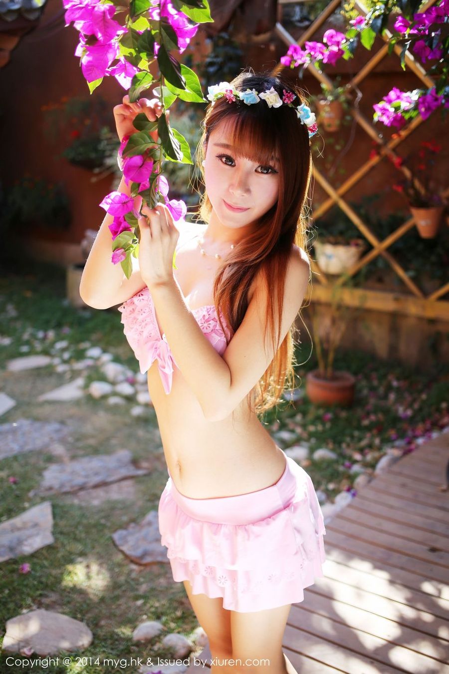 美女模特子纯儿Annie - 性感内衣+小旗袍清新写真
