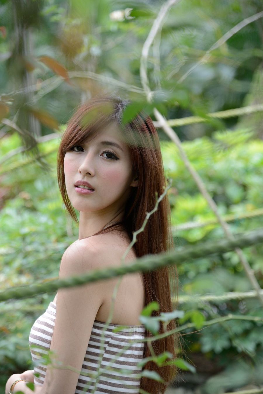 台湾美女模特廖挺伶/Kila晶晶 - 齐B超短裙系列性感外拍