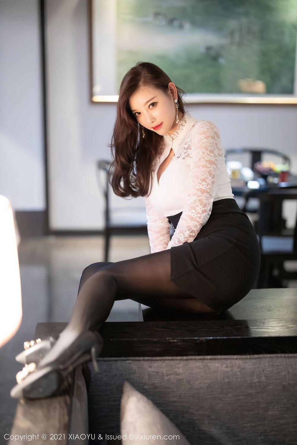 性感女神杨晨晨sugar - 经典黑白着装厦门旅拍