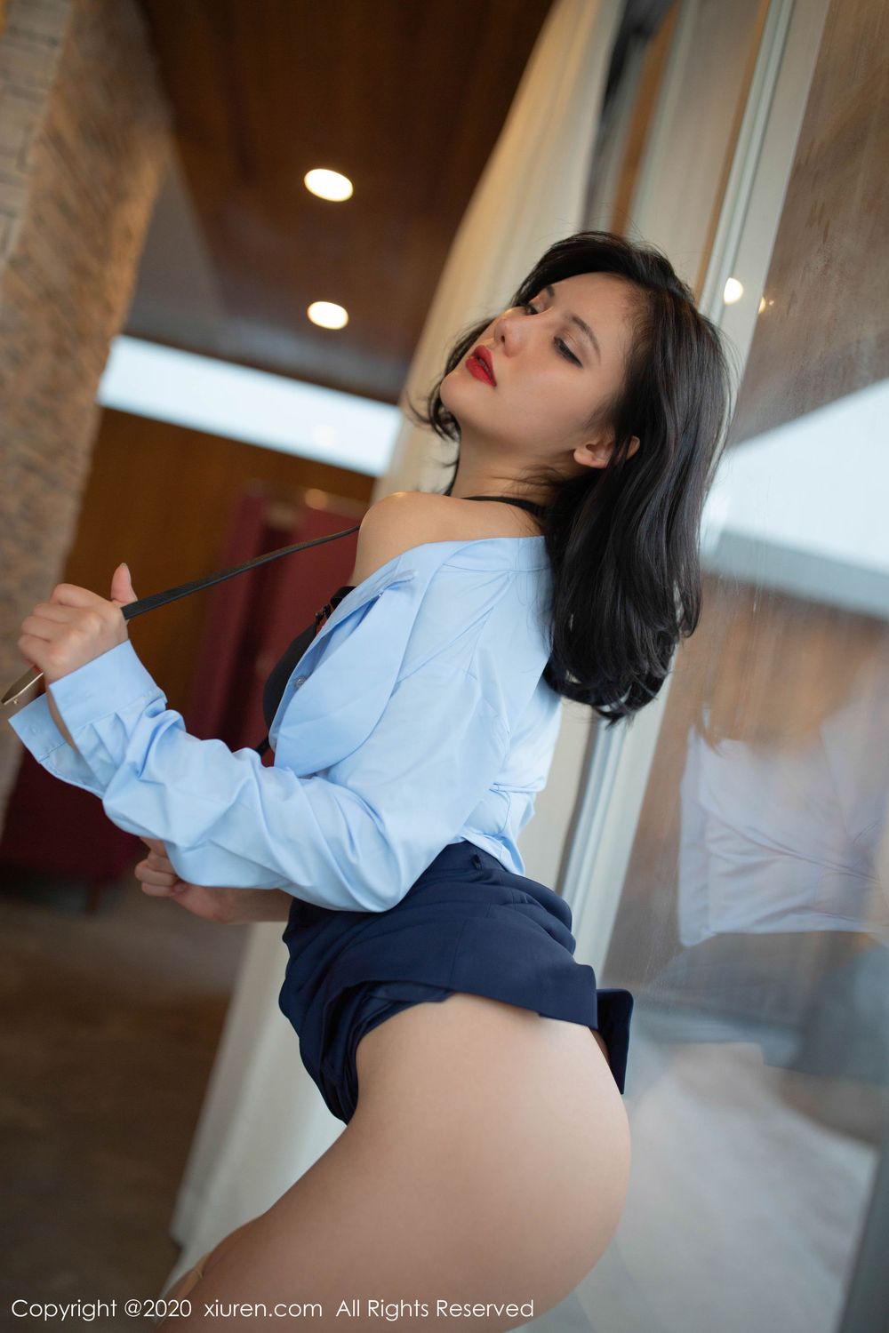性感女神就是阿朱啊 - 变身餐厅经理主题全新套图