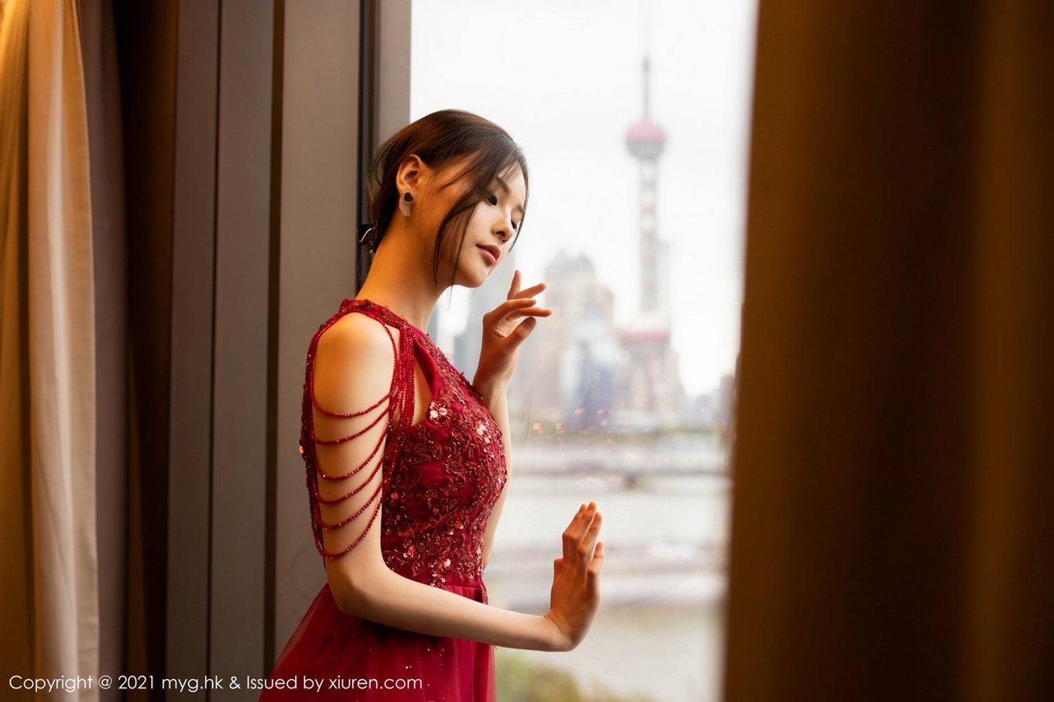 美女模特小夕juju - 性感长裙+内衣系列江浙沪旅拍