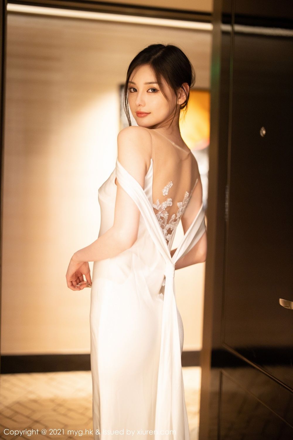 美女模特小夕juju - 白色新娘+丝袜系列江浙沪旅拍