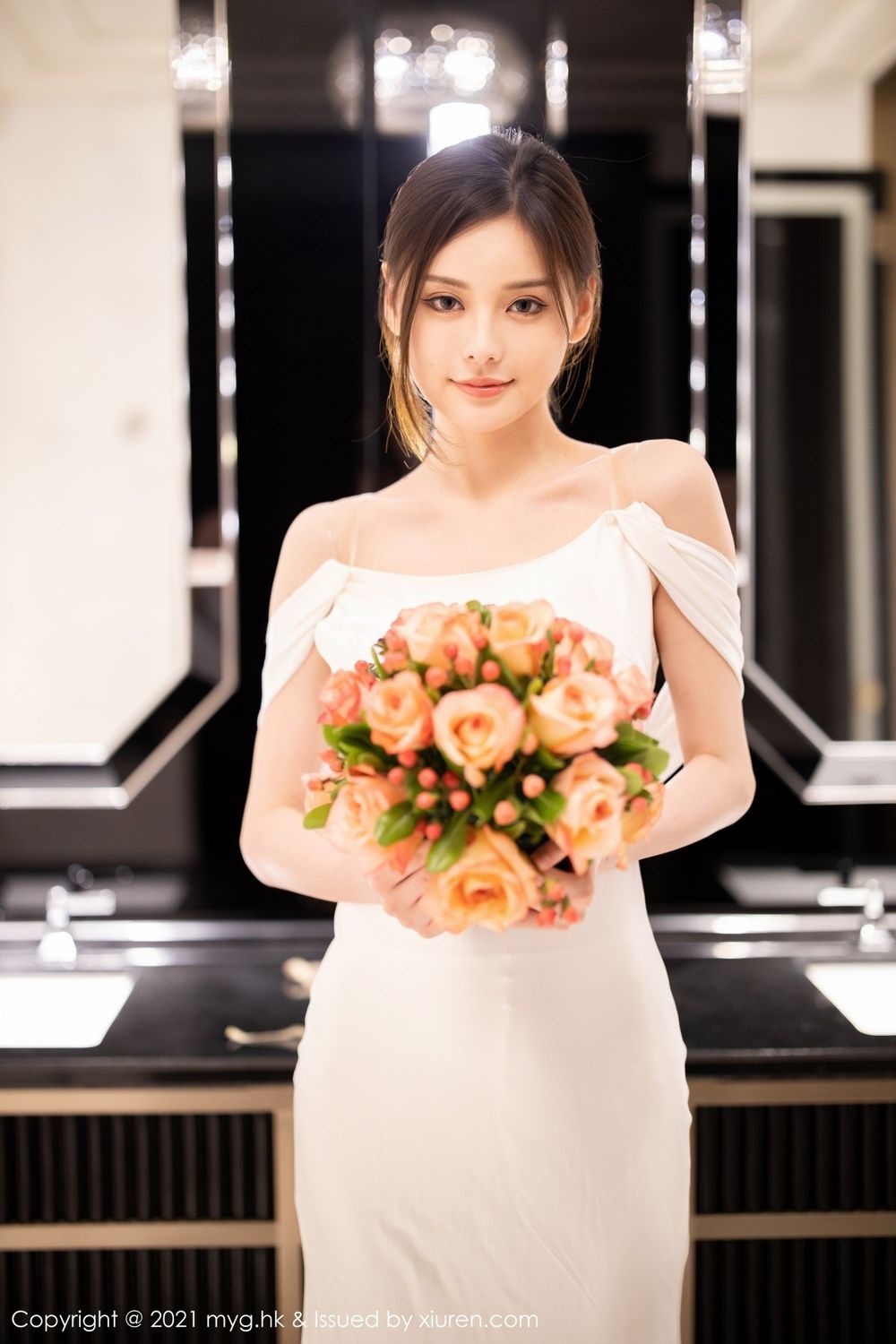 美女模特小夕juju - 白色新娘+丝袜系列江浙沪旅拍