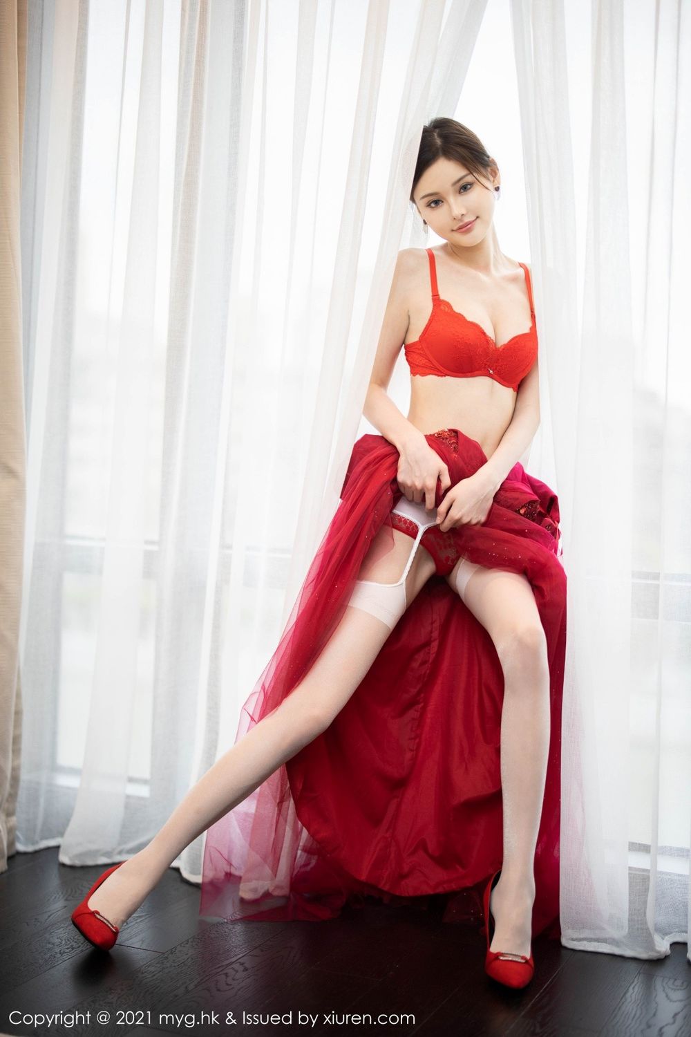 美女模特小夕juju - 性感长裙+内衣系列江浙沪旅拍