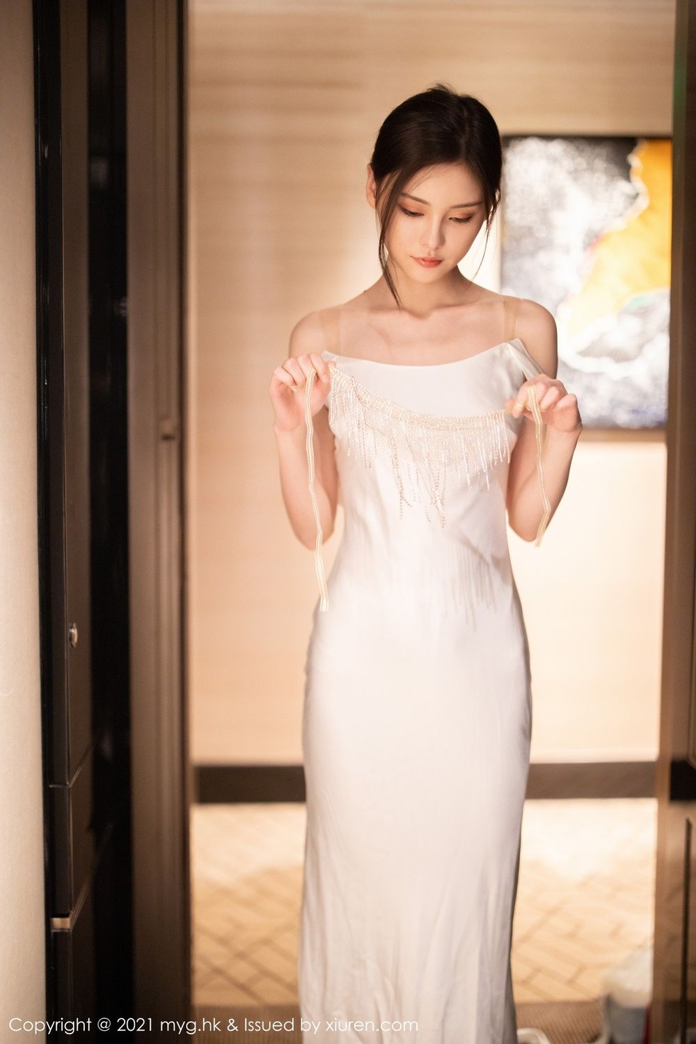美女模特小夕juju - 白色新娘+丝袜系列江浙沪旅拍