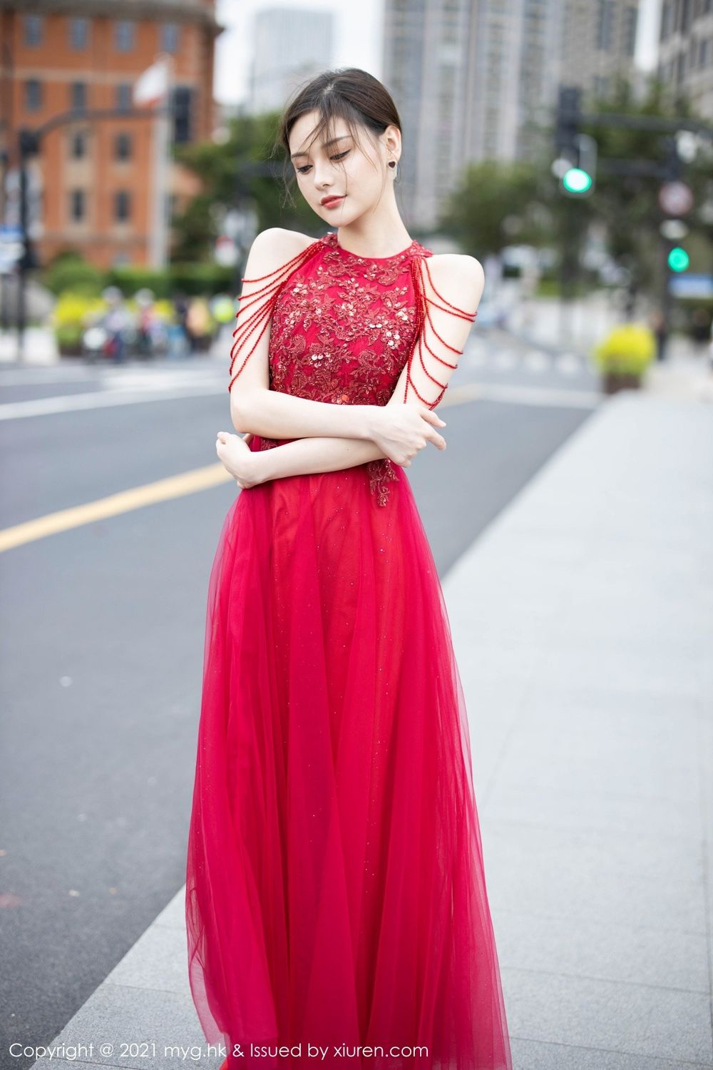美女模特小夕juju - 性感长裙+内衣系列江浙沪旅拍