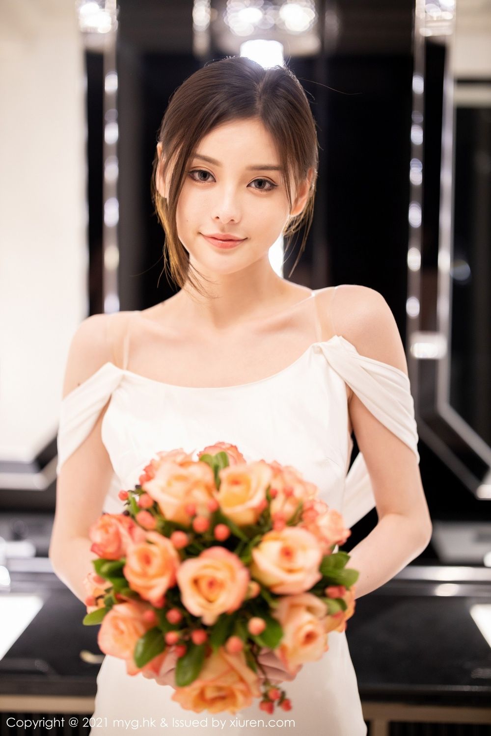 美女模特小夕juju - 白色新娘+丝袜系列江浙沪旅拍