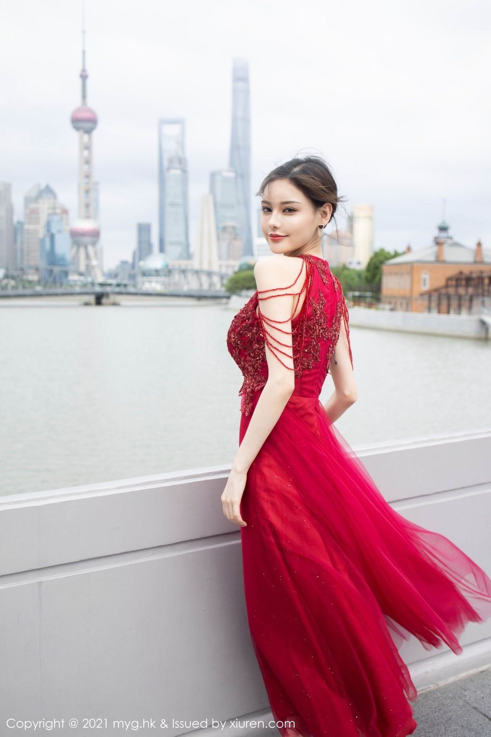 美女模特小夕juju - 性感长裙+内衣系列江浙沪旅拍