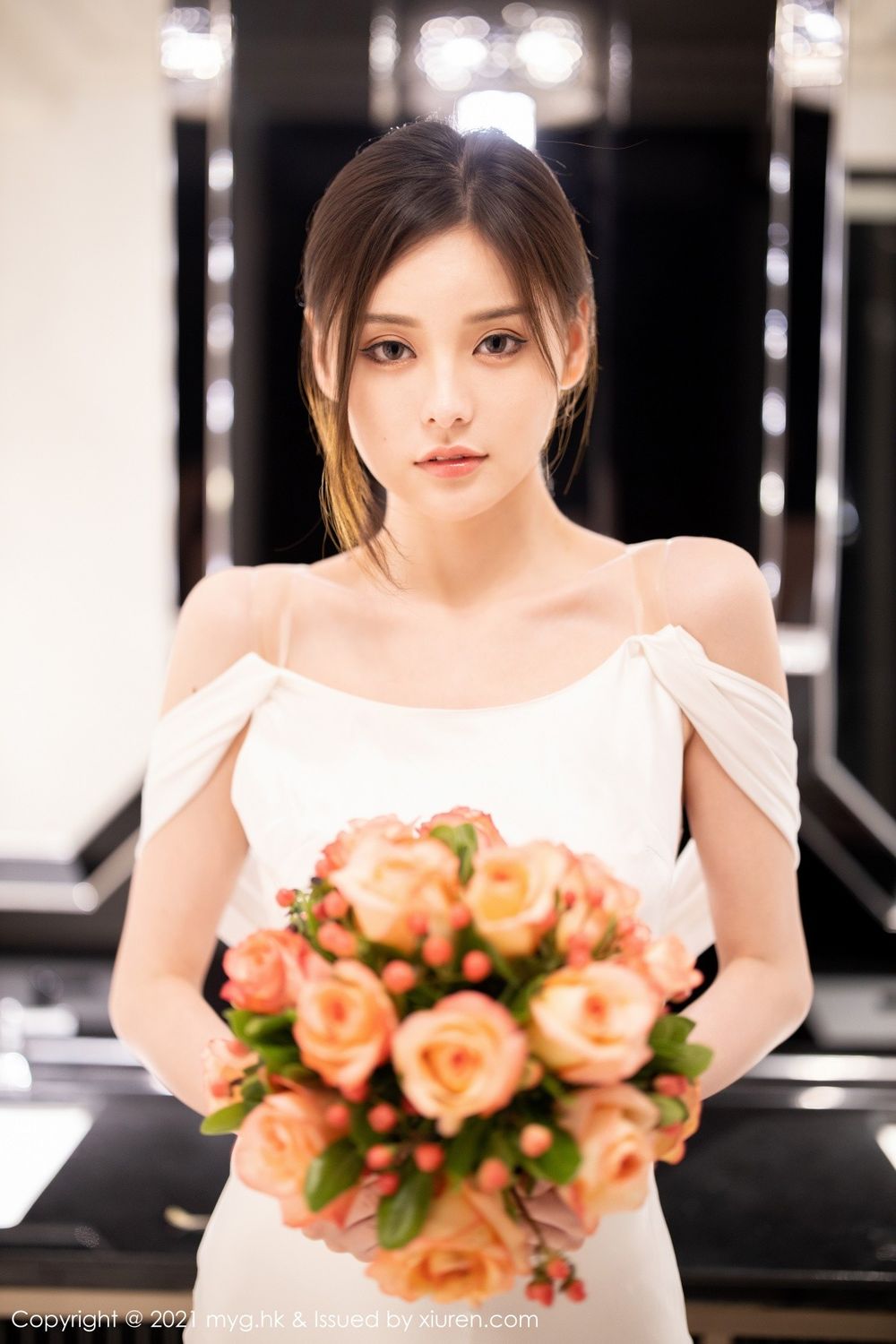 美女模特小夕juju - 白色新娘+丝袜系列江浙沪旅拍