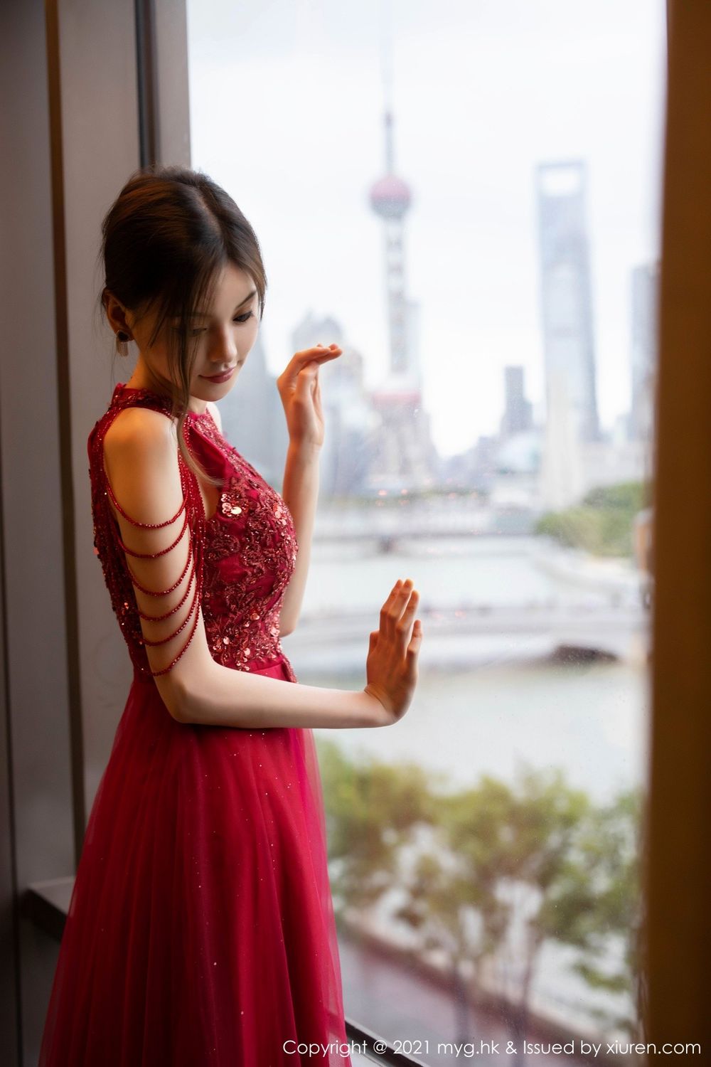 美女模特小夕juju - 性感长裙+内衣系列江浙沪旅拍