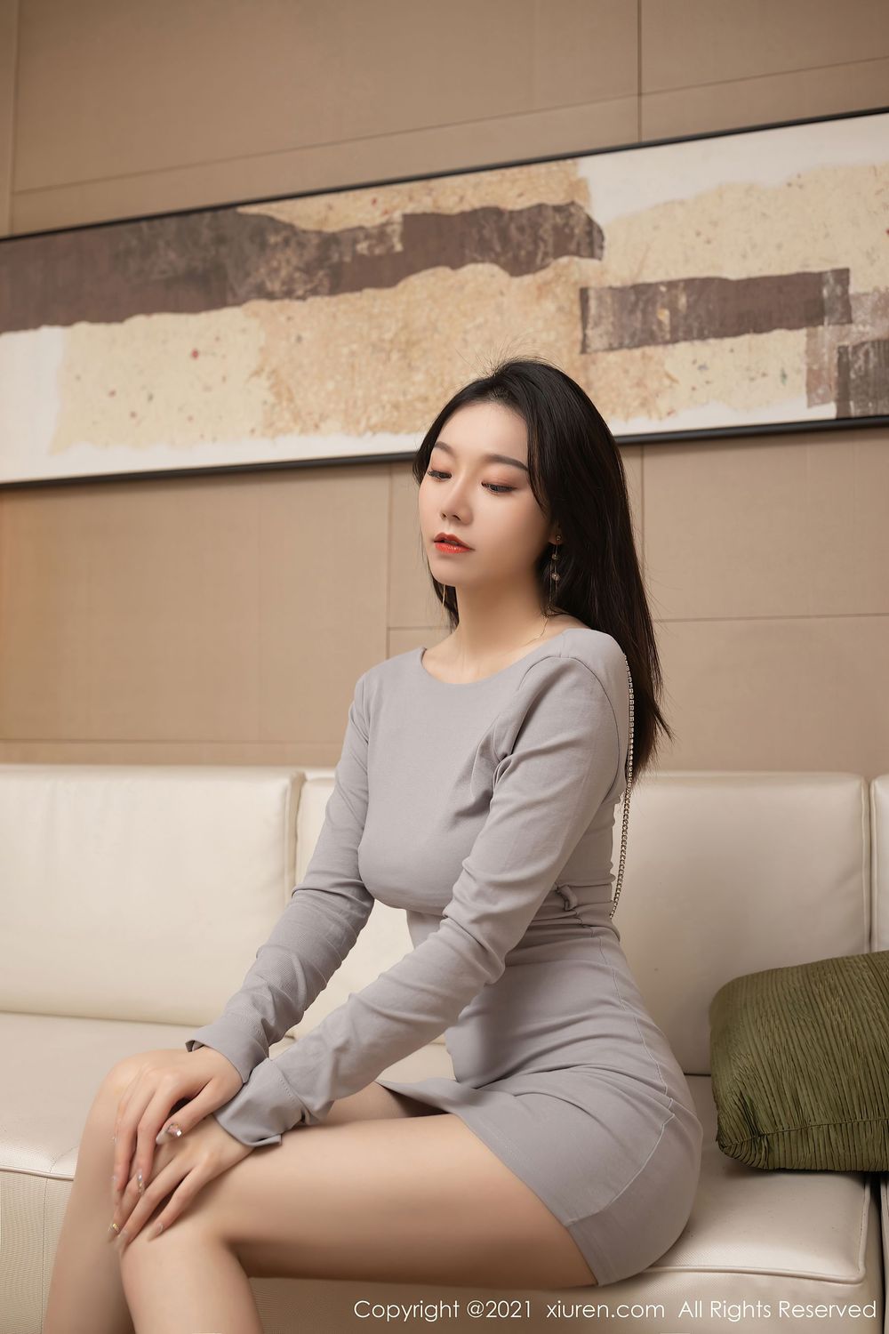 美女模特安然Maleah - 丝袜美腿探花主题写真