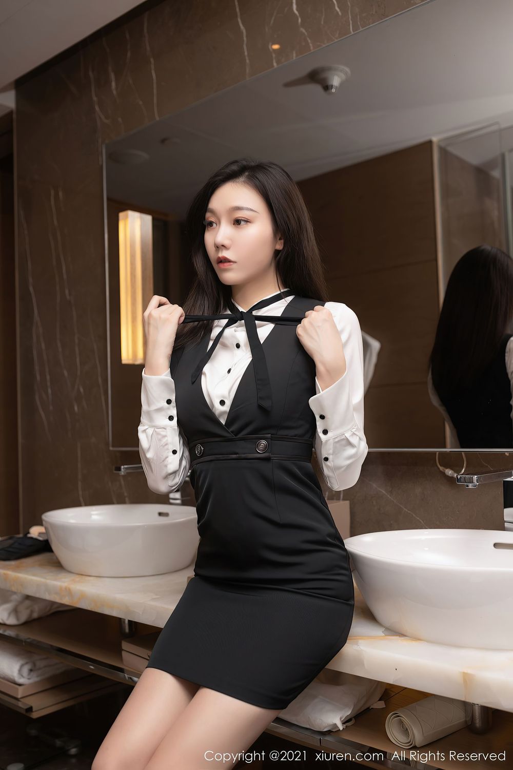 美女模特安然Maleah - 房务经理职场OL主题写真