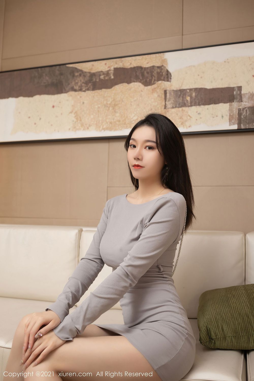 美女模特安然Maleah - 丝袜美腿探花主题写真