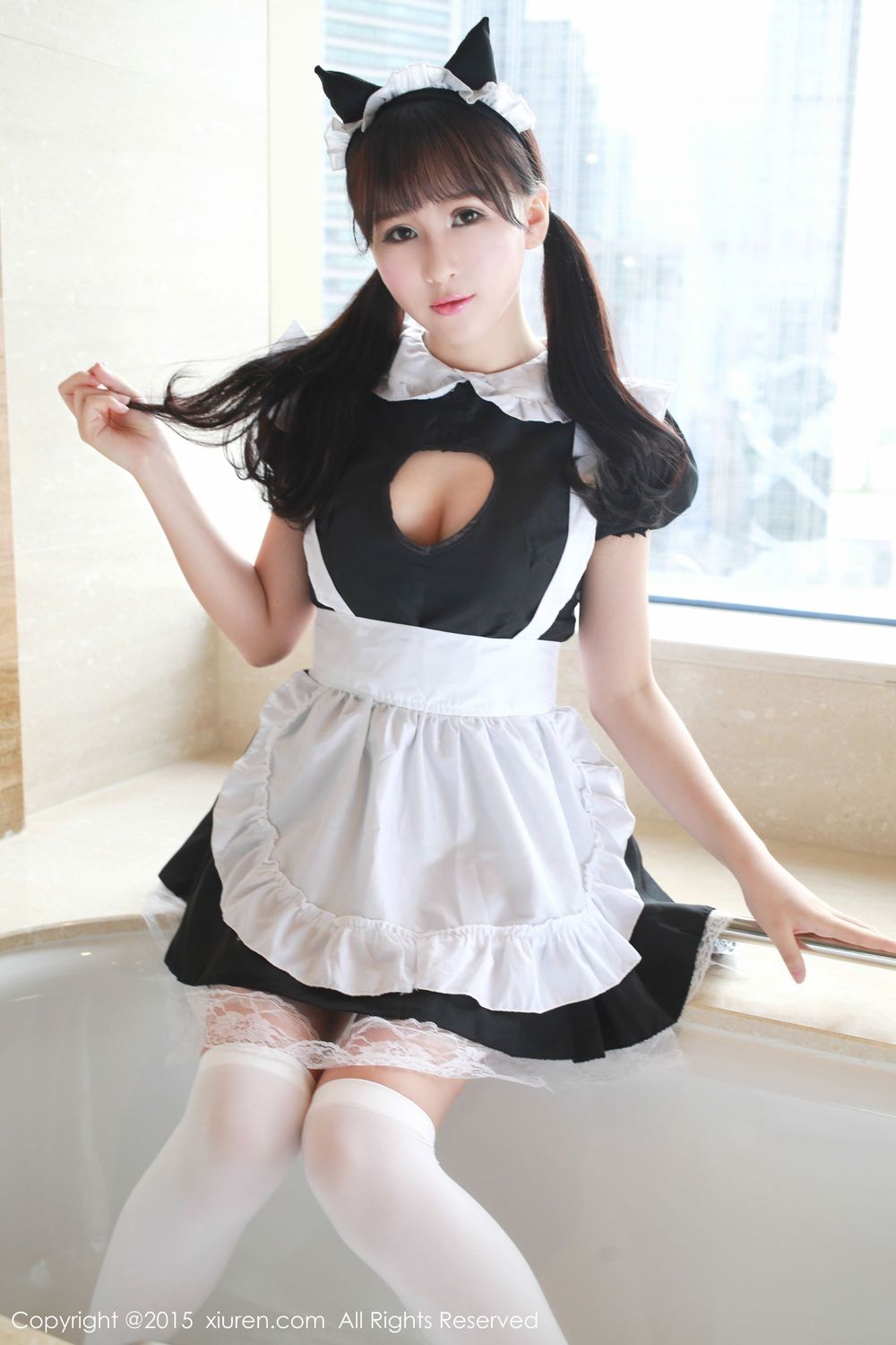 美女模特唐雨辰TYC - 猫耳COS+睡衣系列性感写真