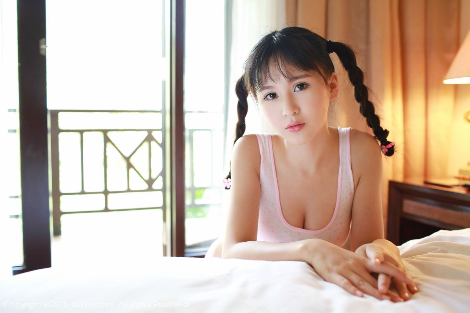 美女模特唐雨辰TYC - 3套可爱内衣系列龙目岛旅拍