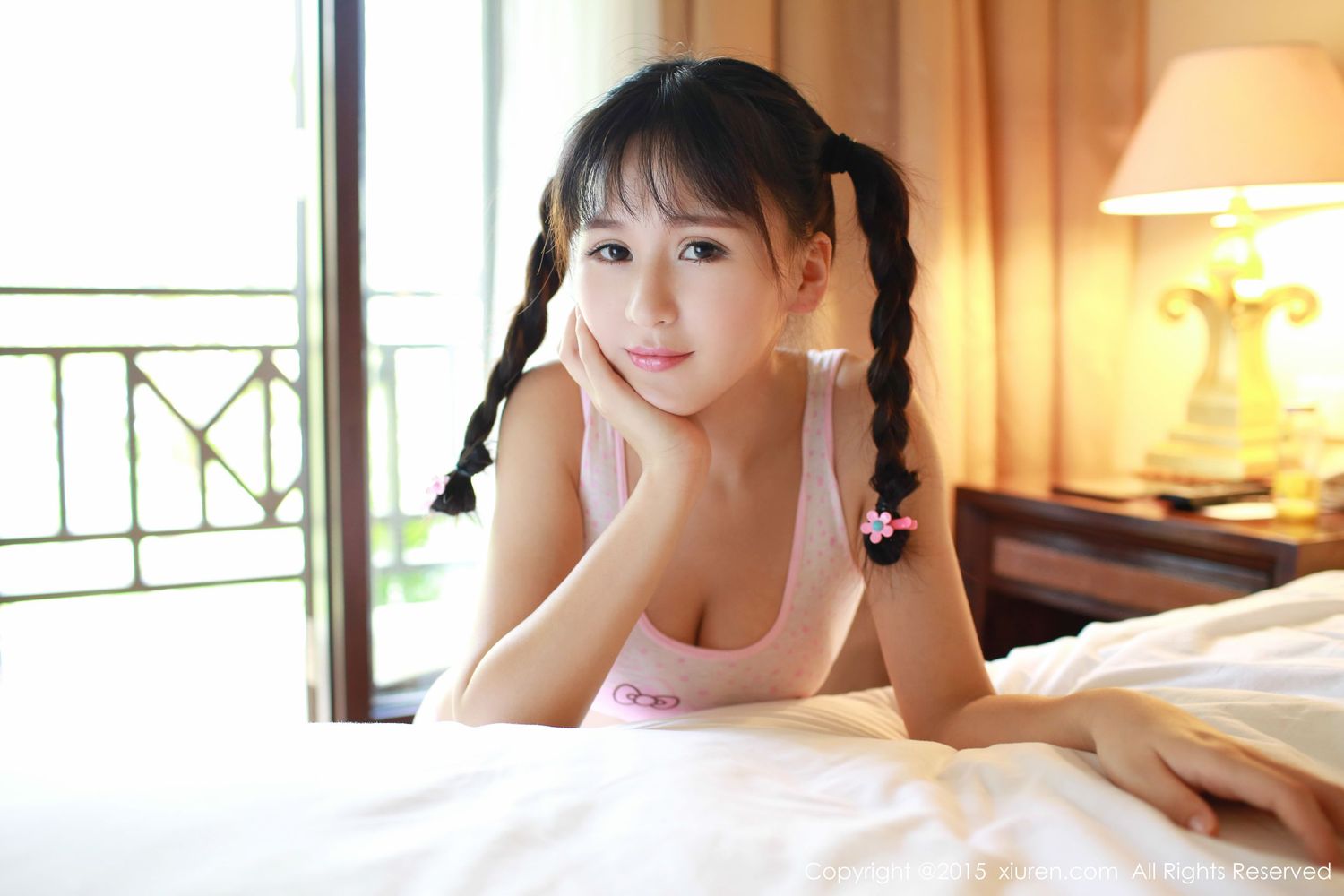 美女模特唐雨辰TYC - 3套可爱内衣系列龙目岛旅拍