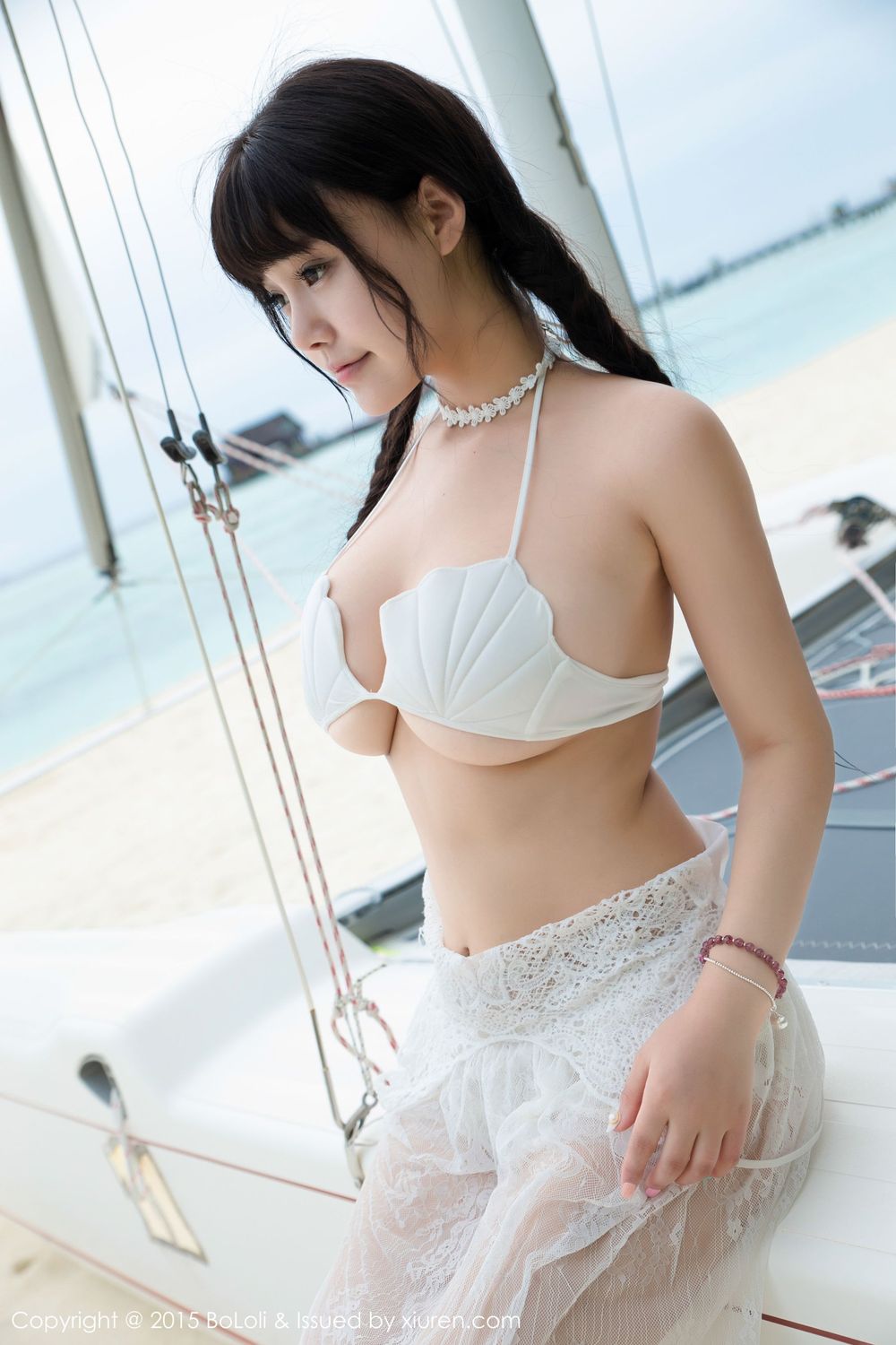 美女模特Barbie可儿 - 海边和沙滩篇马尔代夫旅拍