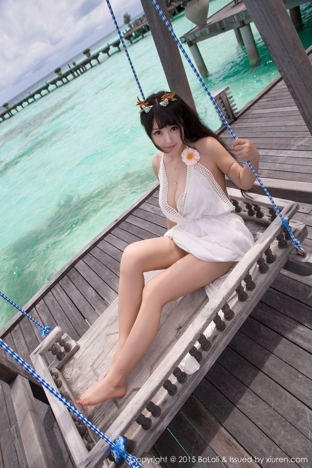 美女模特Barbie可儿 - 小清新系列马尔代夫旅拍