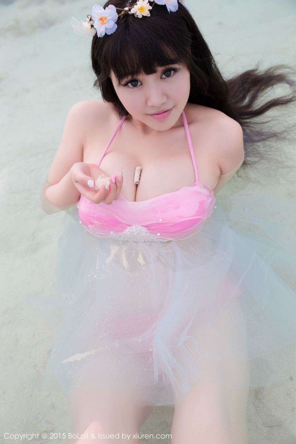 美女模特Barbie可儿 - 海边和沙滩篇马尔代夫旅拍