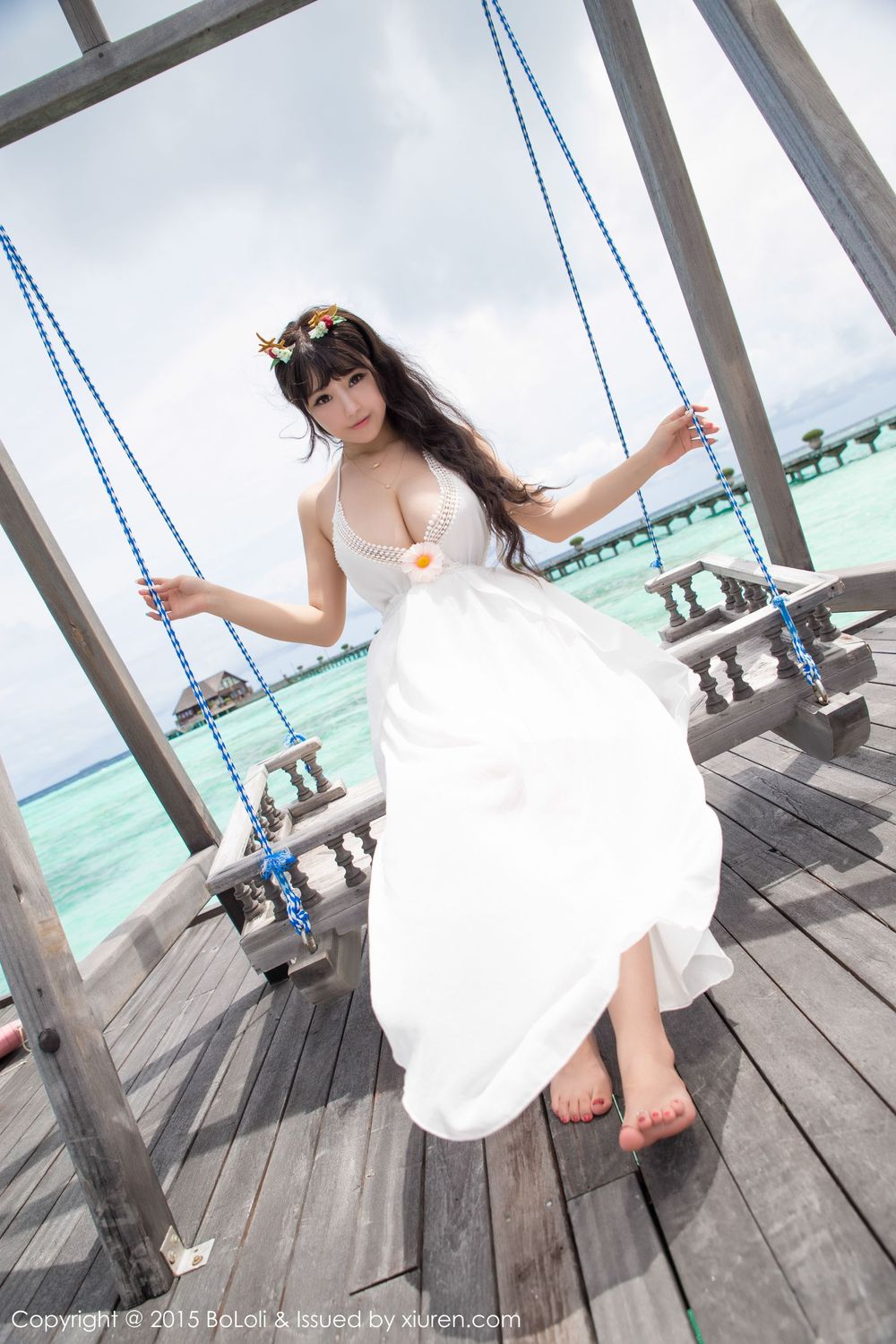 美女模特Barbie可儿 - 小清新系列马尔代夫旅拍
