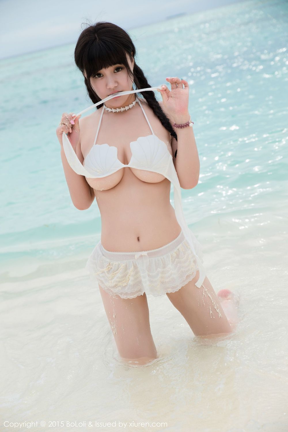 美女模特Barbie可儿 - 海边和沙滩篇马尔代夫旅拍