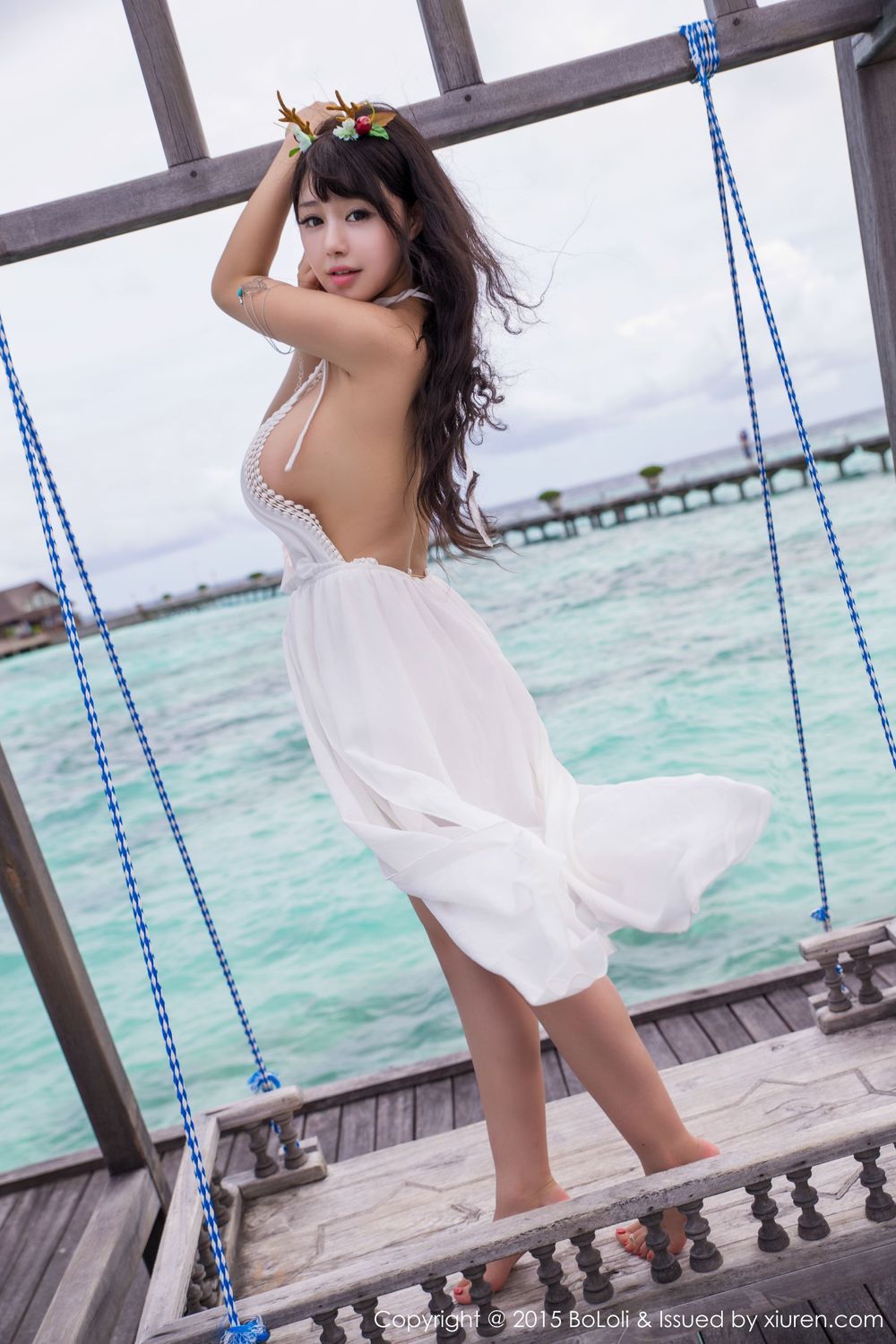 美女模特Barbie可儿 - 小清新系列马尔代夫旅拍
