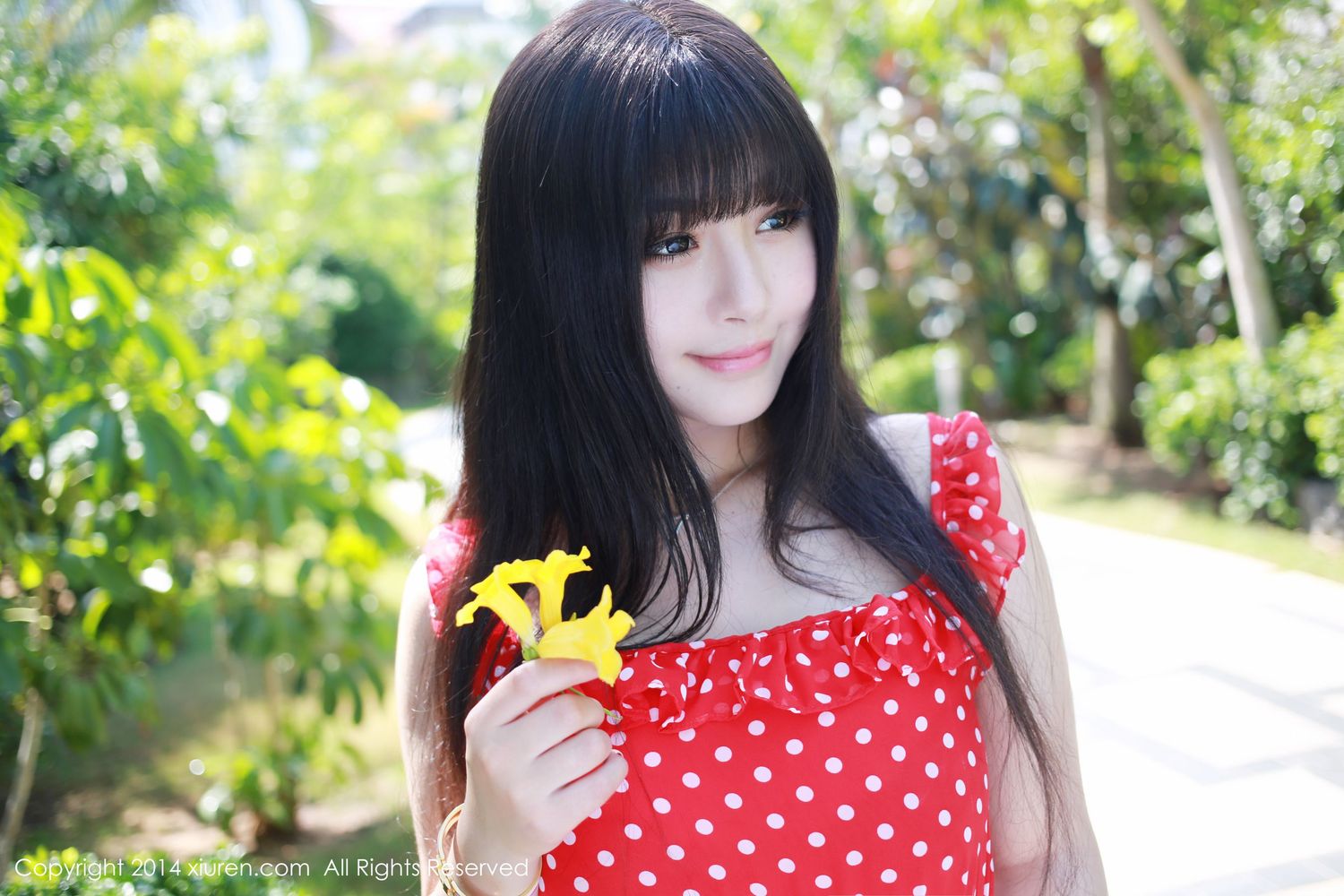 美女模特Barbie可儿/朱可儿 - 红色连衣裙系列三亚旅拍