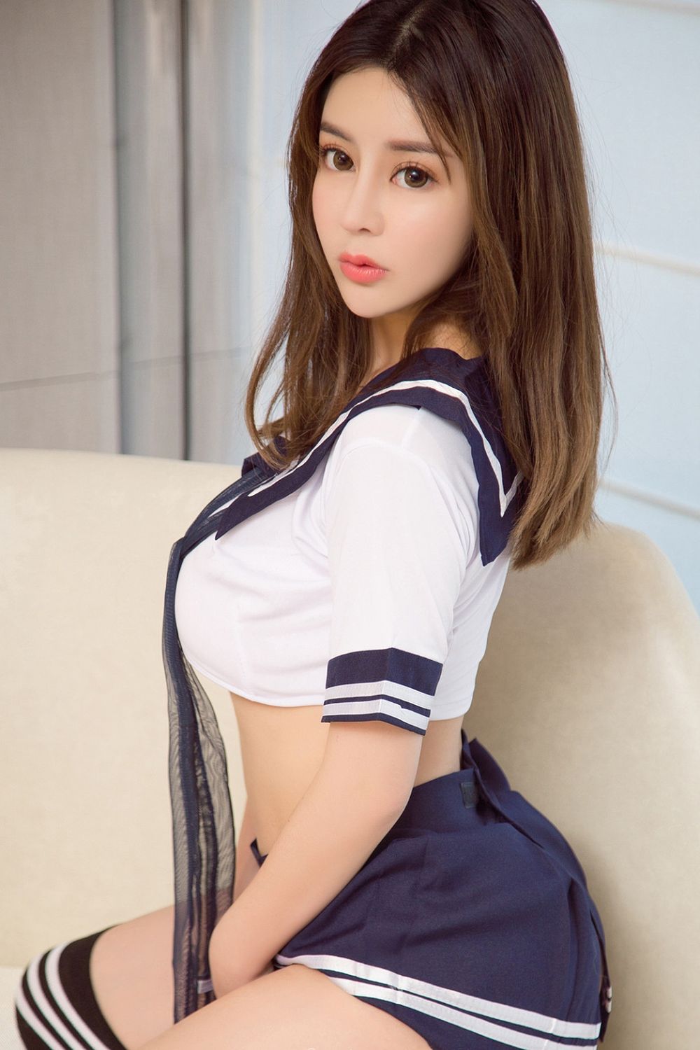 美女模特尤柔美 - 女仆装天生尤物系列性感写真