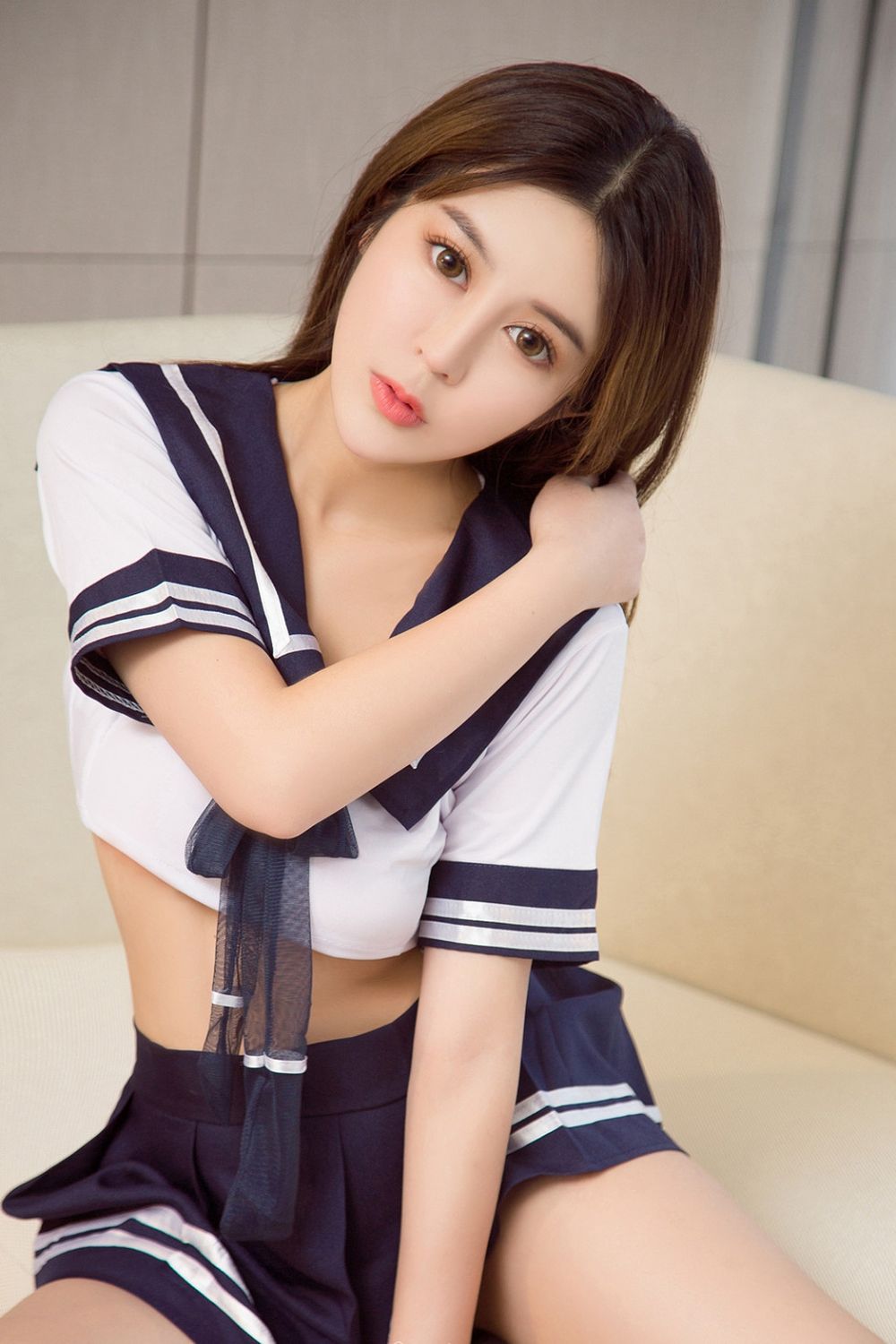美女模特尤柔美 - 女仆装天生尤物系列性感写真