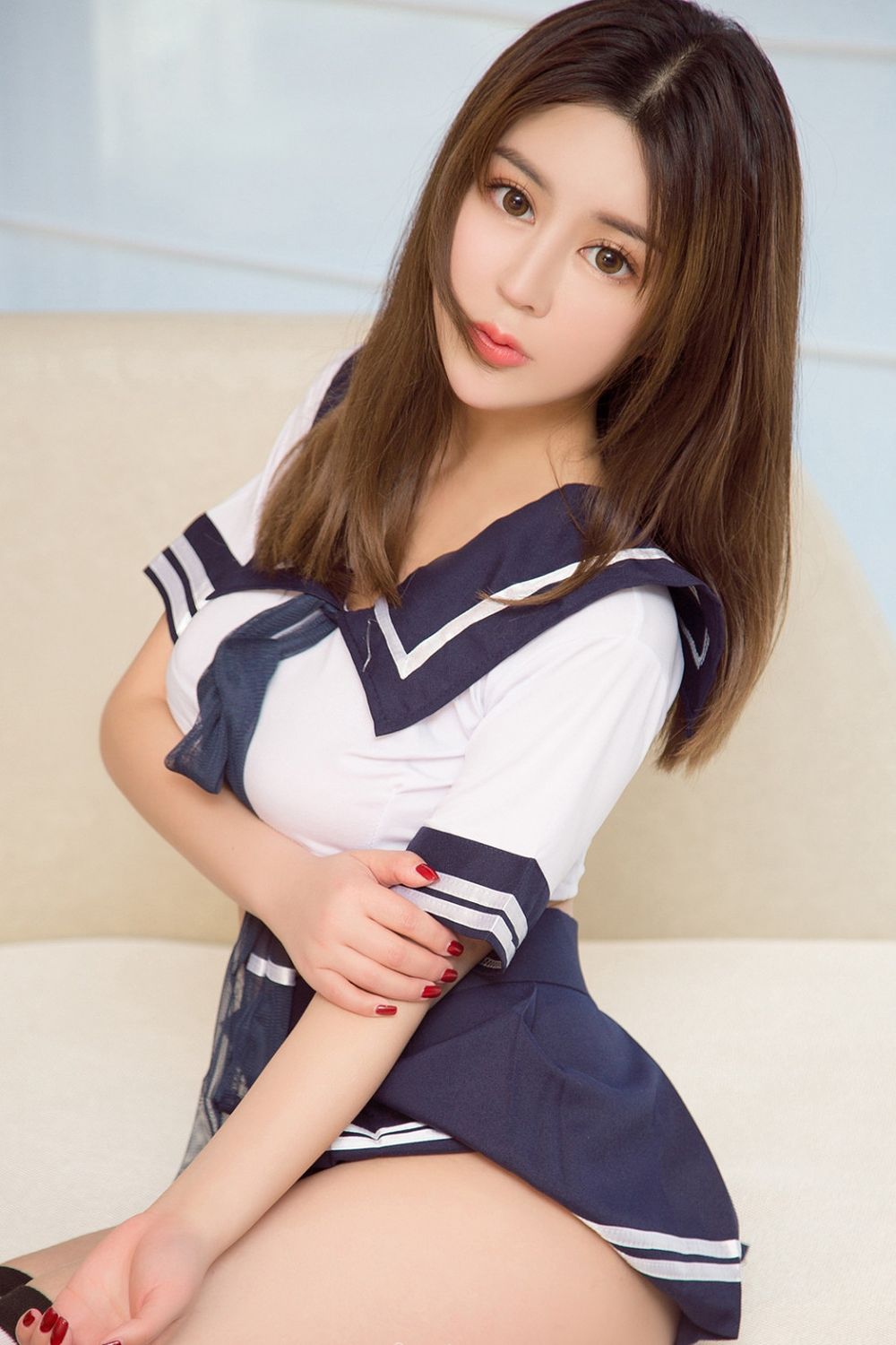 美女模特尤柔美 - 女仆装天生尤物系列性感写真