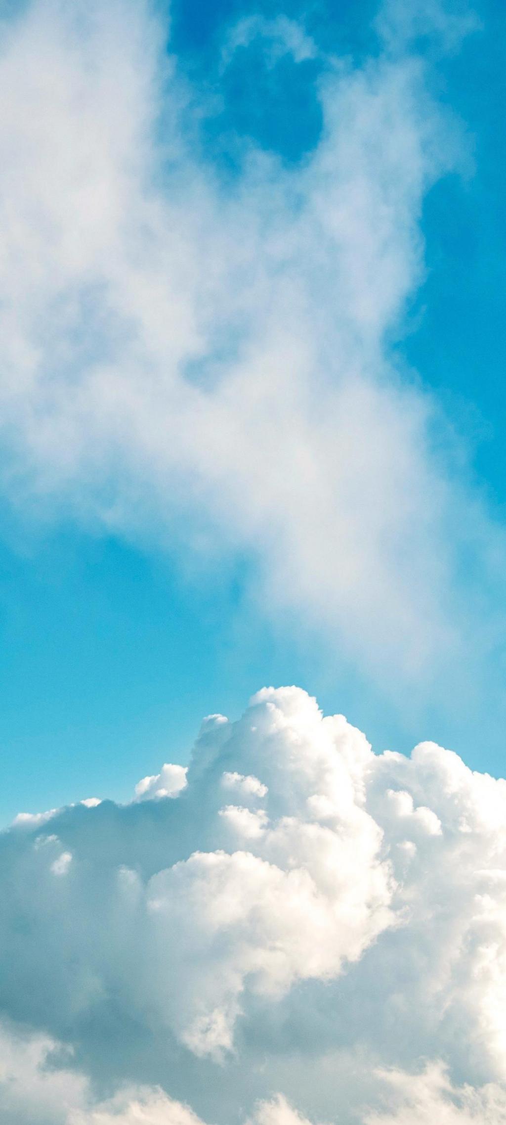 湛蓝的天空洁白的云朵风光系列手机壁纸