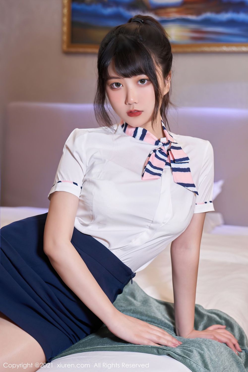 新人模特夏可馨amii - 职业制服OL系列性感写真