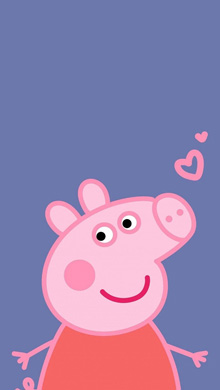 2021新款可爱的小粉红猪小猪佩奇简约手机壁纸