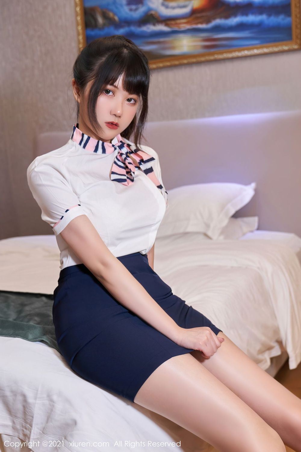 新人模特夏可馨amii - 职业制服OL系列性感写真