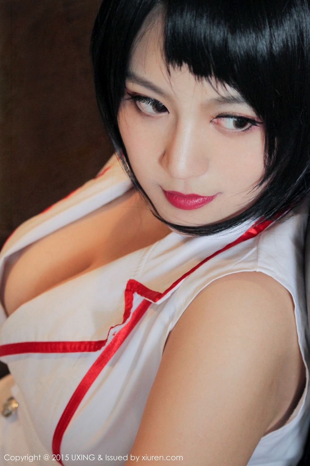美女模特莲漪lenne - 护士装+丝袜制服系列写真