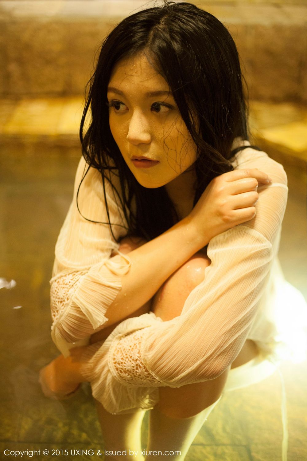 新人模特莲漪lenne - 比基尼湿身诱惑系列写真