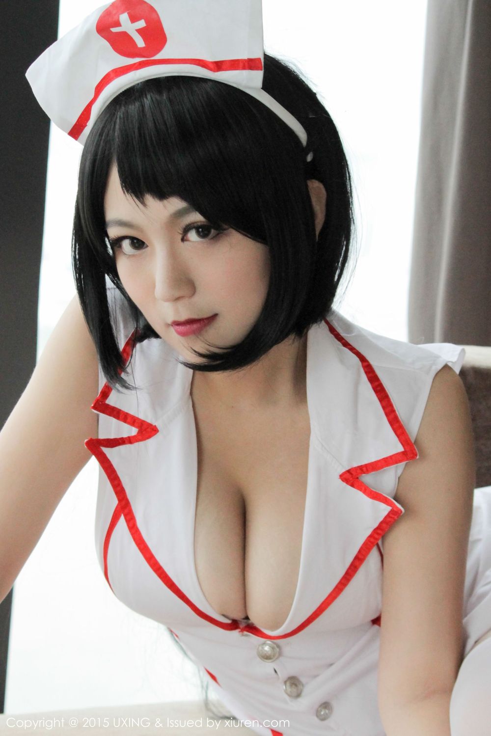 美女模特莲漪lenne - 护士装+丝袜制服系列写真