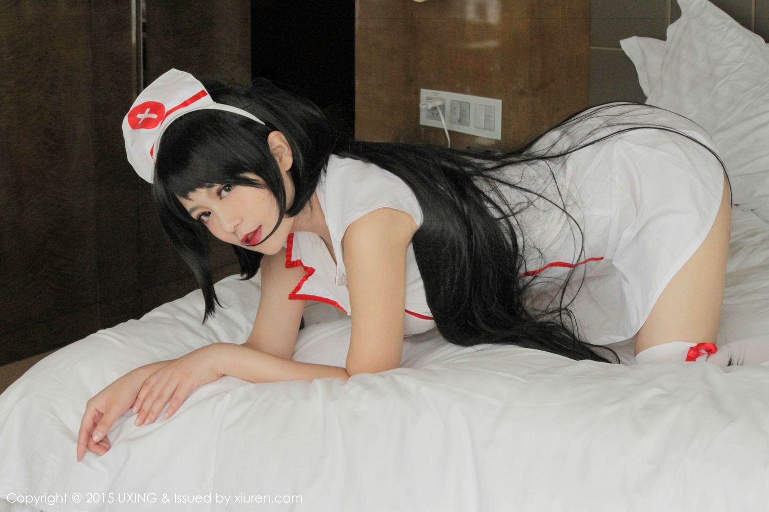 美女模特莲漪lenne - 护士装+丝袜制服系列写真