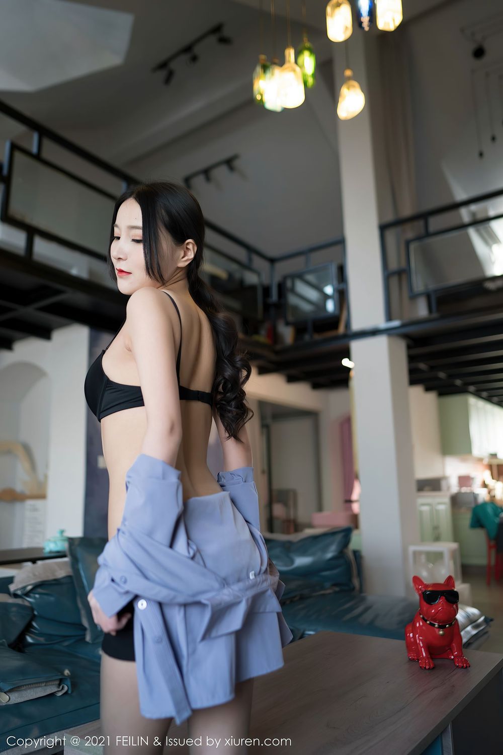 美女模特林煊煊 - 职场OL秘书制服系列写真
