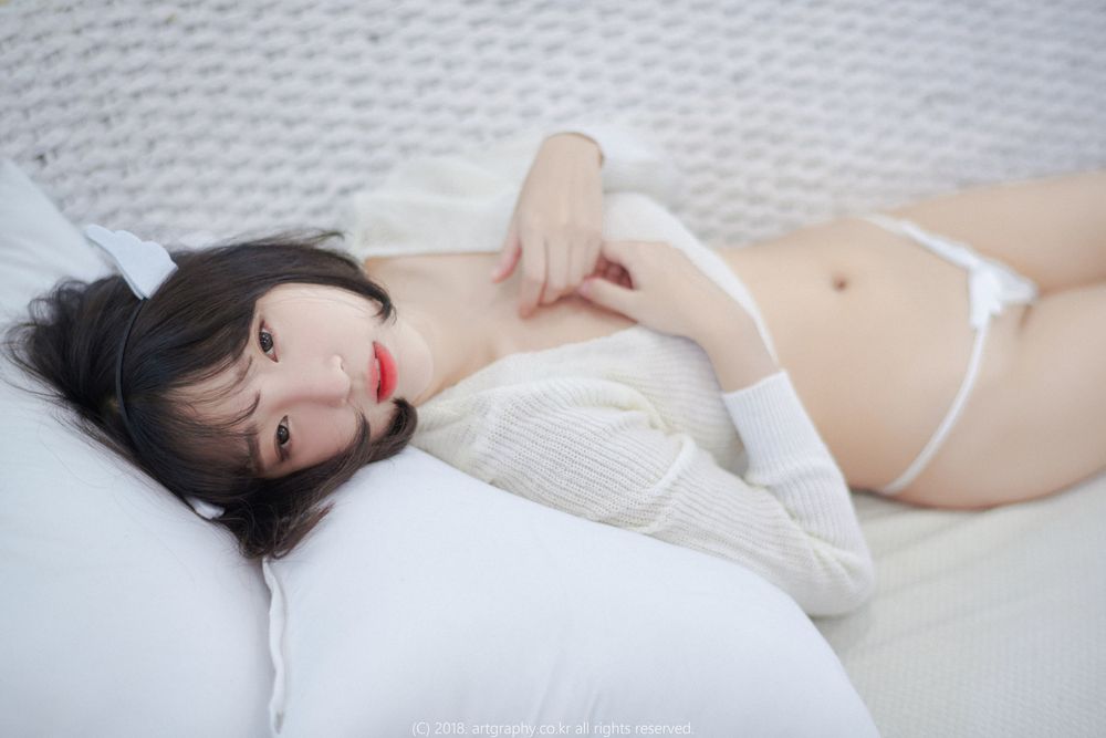 美女模特姜仁卿 - 白猫少女+奶牛尤物系列写真