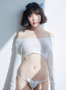 [ARTGRAVIA] 美女模特姜仁卿 - 白猫少女+奶牛尤物系列写真 VOL.039