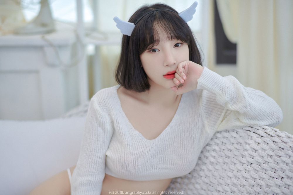 美女模特姜仁卿 - 白猫少女+奶牛尤物系列写真