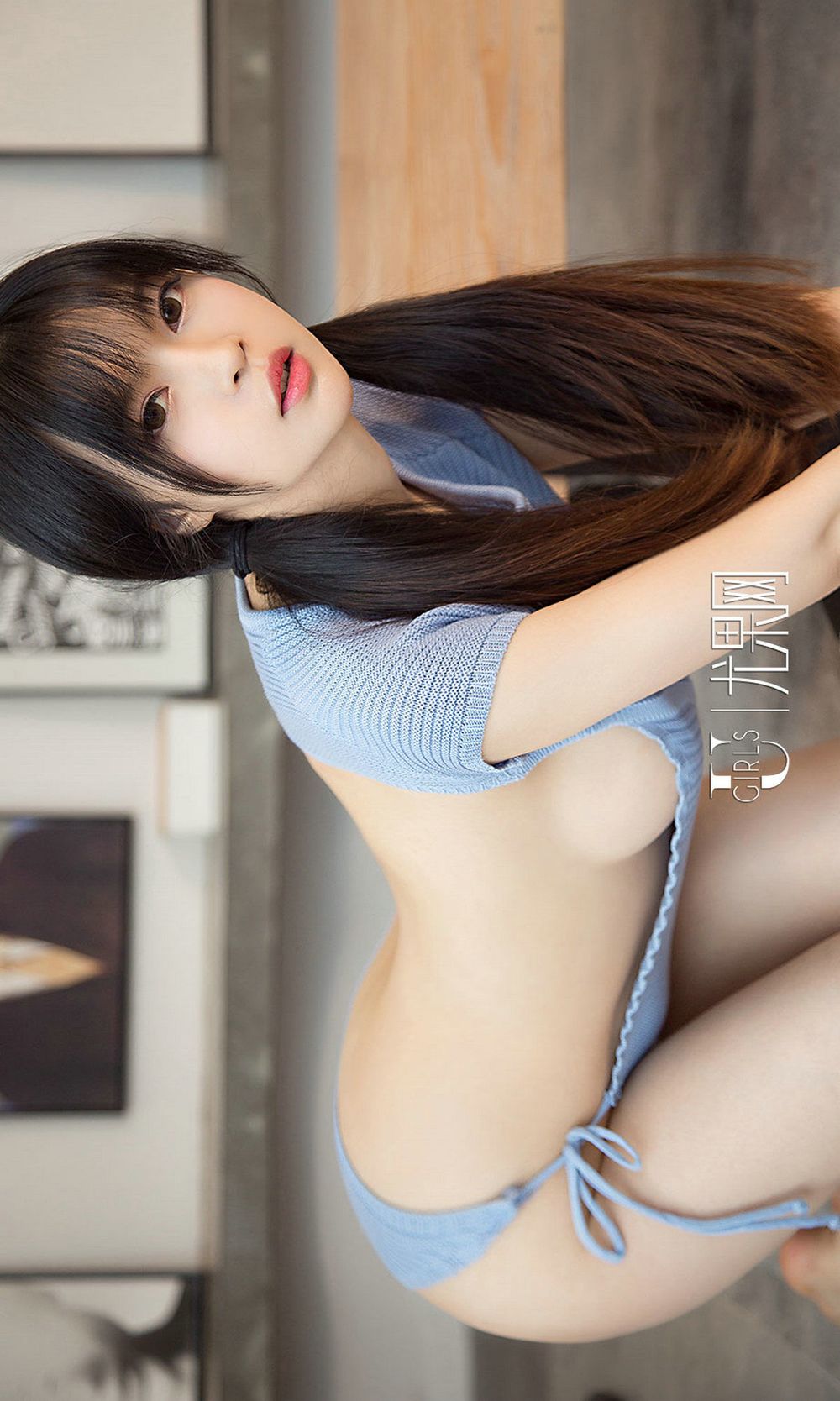 美女模特桃香子 - 爱上她没有解药双马尾主题写真