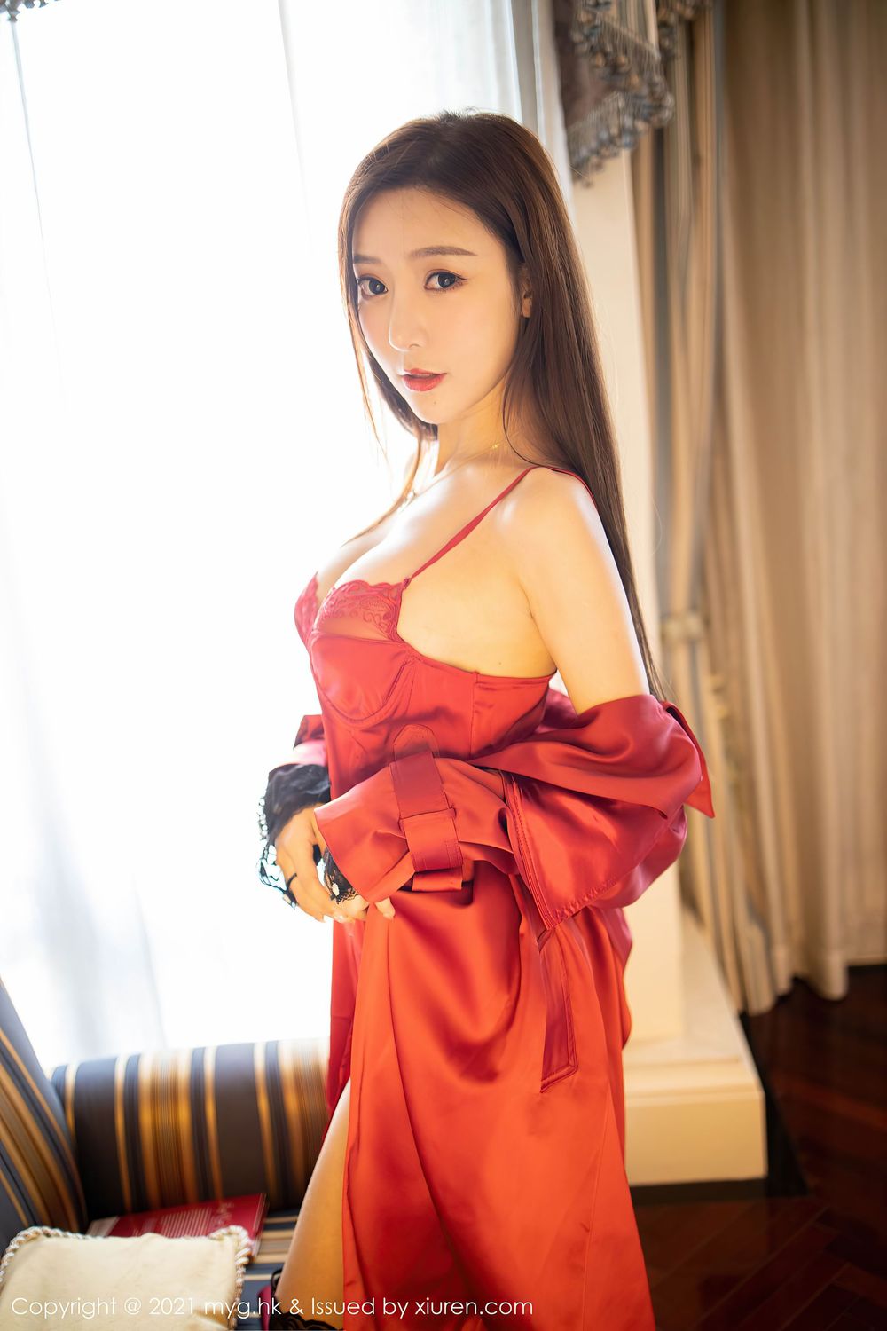 性感女神王馨瑶yanni - 皮衣与蕾丝网袜魅惑写真