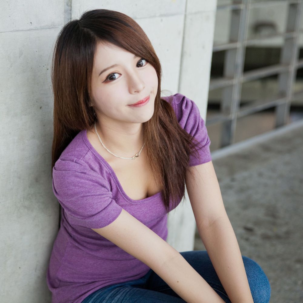 网红嫩模张齐郡JuLie - 黑丝+牛仔裤玉美人主题写真