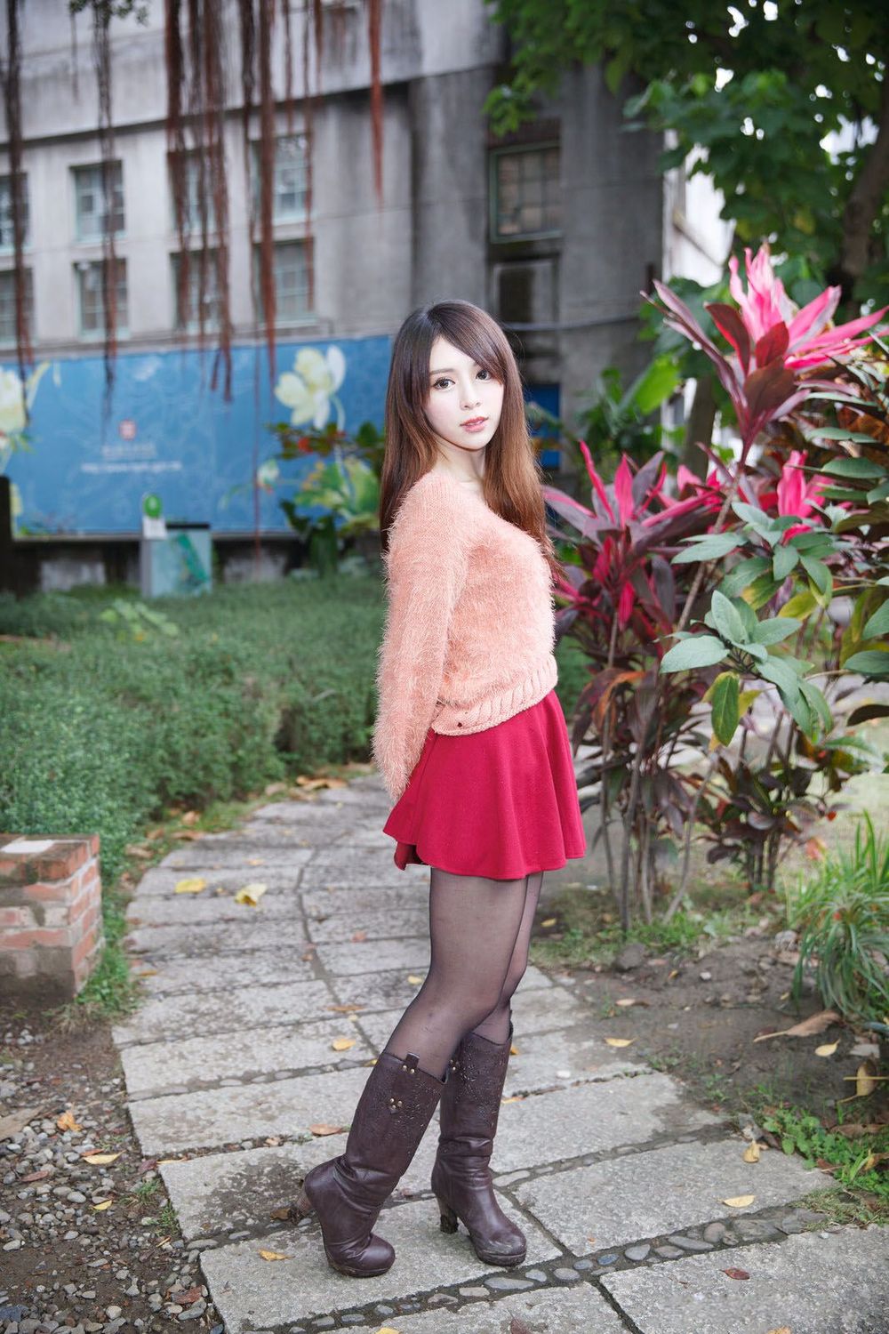 美妆达人张齐郡JULIE - 多套服饰外拍写真