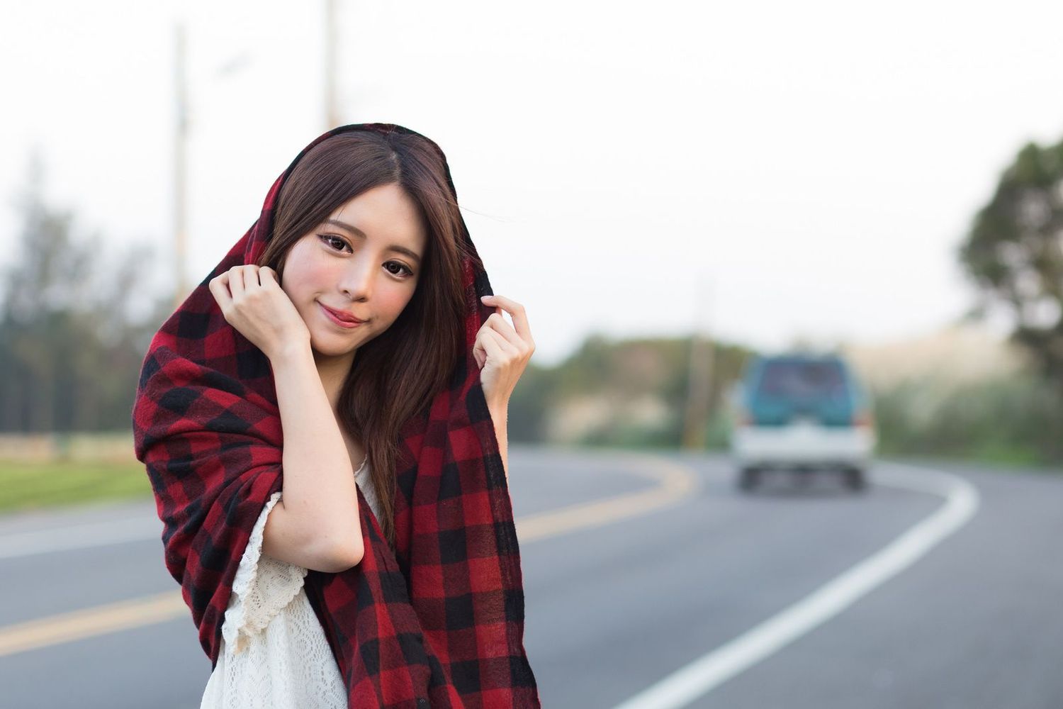美妆达人张齐郡JULIE - 多套服饰外拍写真
