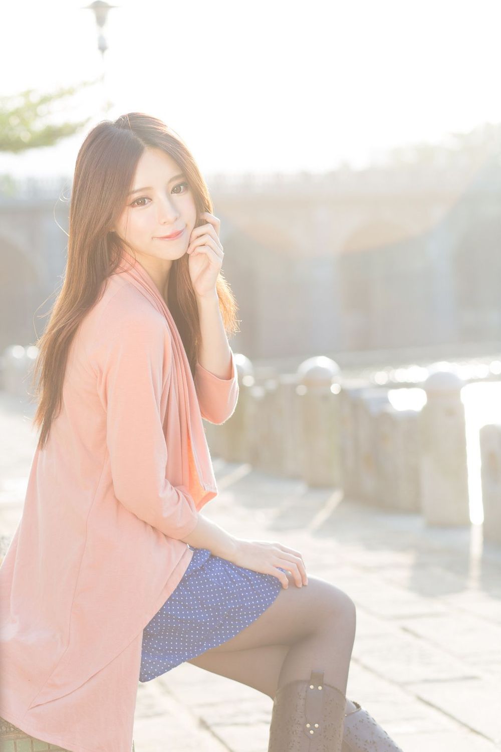 美妆达人张齐郡JULIE - 多套服饰外拍写真